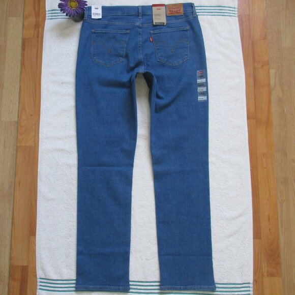 New LEVI'S Jeans Size 31 Mid Rise Classic Straight Denim - Picture 7 of 9